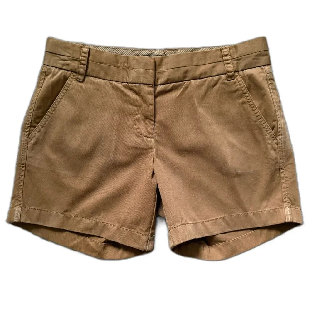 J. Crew Tan Cotton Casual Shorts